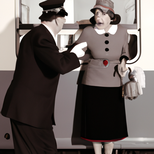 Oops! Fare Dodger Caught on Lady Ashley’s Train!